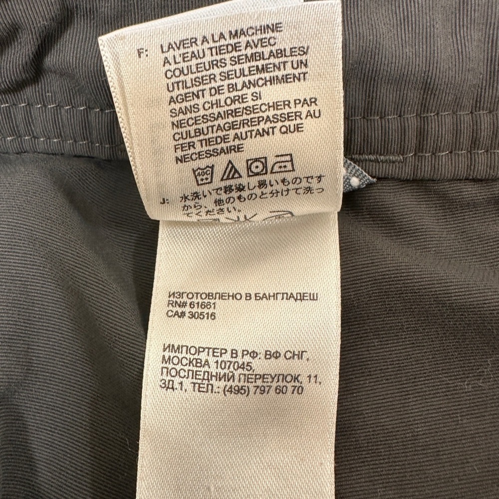 The North Face Cargo Capri Pants Womens 10 Gray Outdoor Hiking Utility - Picture 10 of 10